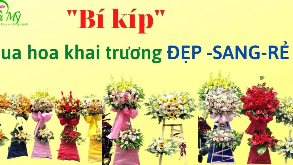 Đặt Hoa Khai Trương Nên Chú Ý Điều Gì?