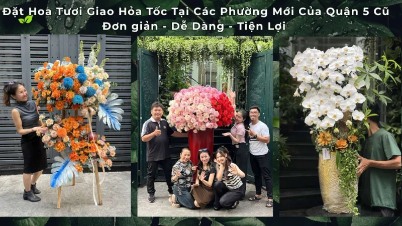 Đặt Hoa Tươi Quận 5 Cũ: Tra Cứu Nhanh Tên Phường Mới & Shop Hoa Giao Trong Bao Lâu?