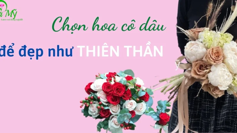 Top Hoa Cầm Tay Cô Dâu Hiện Đại, Giúp Bạn Chụp Hình Như Thiên Thần