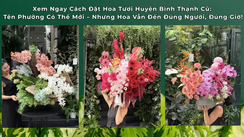 Giao hoa đến các phường mới Quận Bình Thạnh cũ – Cách Tìm Các Tên Phường Mới