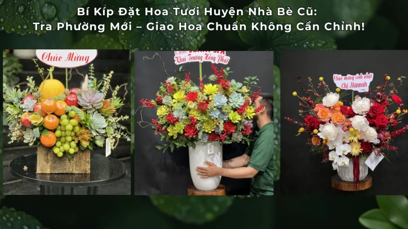 Đặt Hoa Tươi Huyện Nhà Bè Cũ: Tra Cứu Nhanh Tên Shop Hoa Các Phường Mới