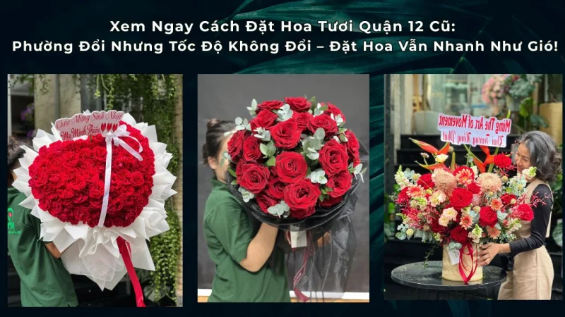 Đặt Hoa Tươi Quận 12 cũ: Tra Cứu Nhanh Tên Shop Hoa Các Phường Mới