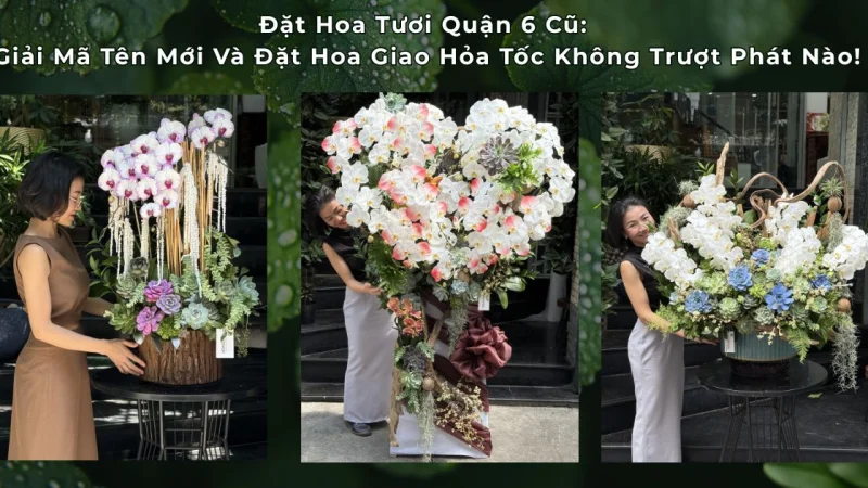 Đặt Hoa Tươi Quận 6 Cũ: Tra Cứu Nhanh Tên Phường Mới & Shop Hoa Giao Tận Nơi Không