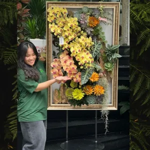 Khung Tranh Hoa Lan Hồ Điệp 3D Tươi Đẹp Bền Lâu – Mẫu Hoa Lan Cao Cấp Độc Đáo