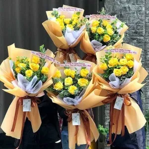 Mẫu Bó Hoa Dài Đẹp-Hoa Bó Hội Nghị Sang Trọng