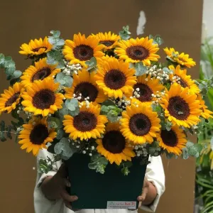 Giỏ Hoa Hướng Dương Đẹp và Ý Nghĩa