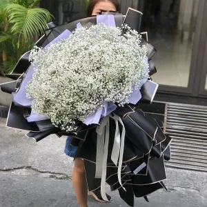 Hoa Bi Trắng Bó Khổng Lồ Đẹp [Hoa Nhập Khẩu Hà Lan]