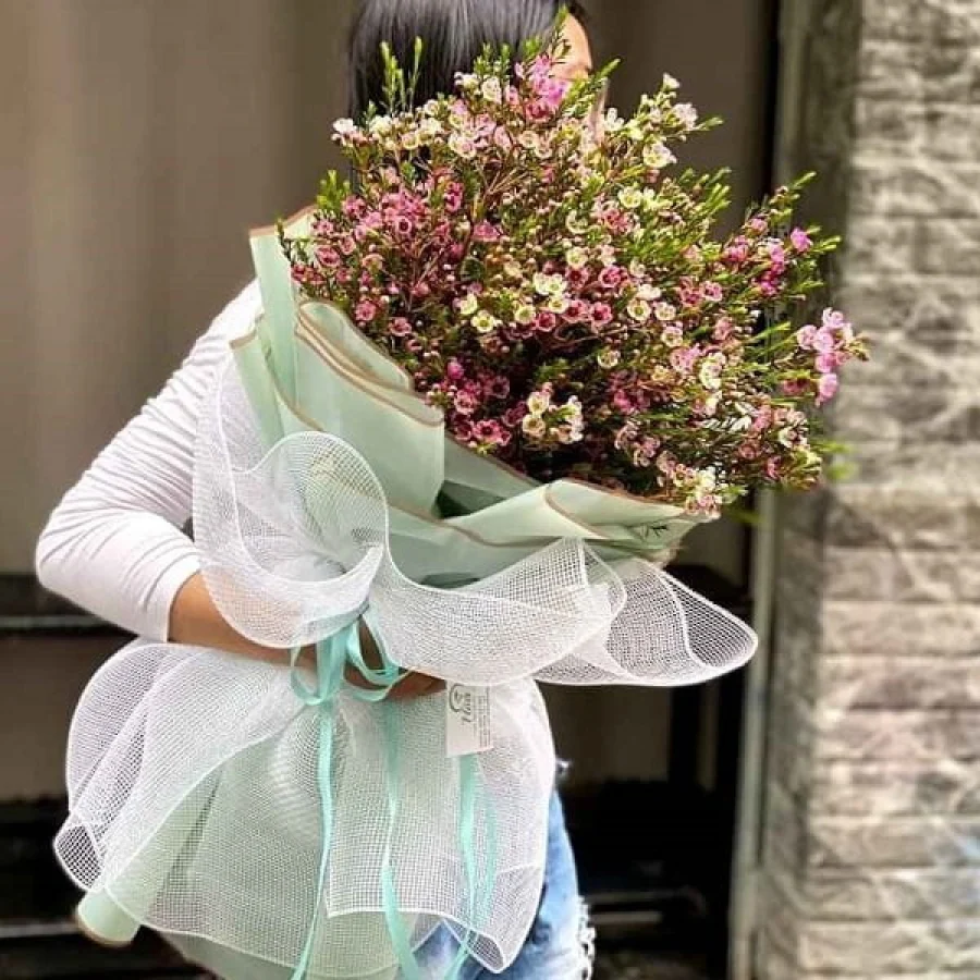 Bó Hoa Thanh Liễu Hồng Nhập Khẩu Đẹp Bền Lâu