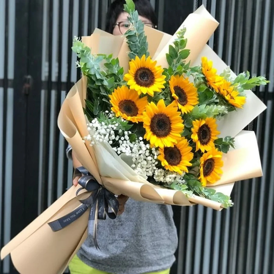 Bó Hoa Hướng Dương Đẹp Độc Đáo