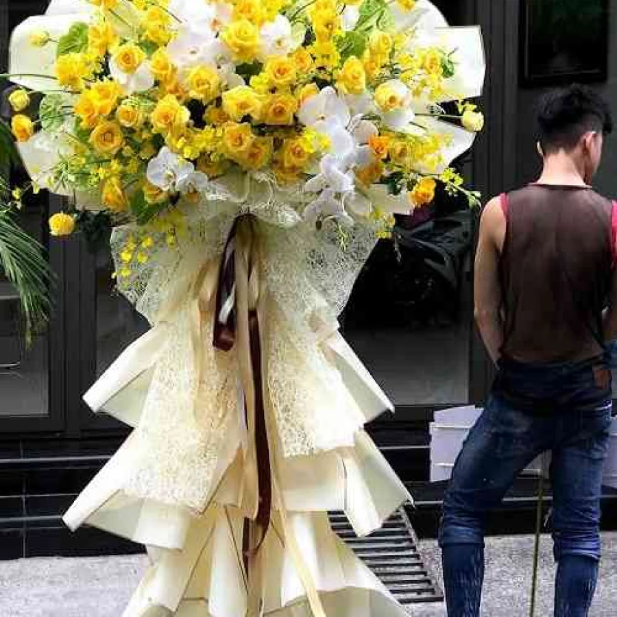 Hoa Khai Trương Sang Trọng Mẫu To Khổng Lồ