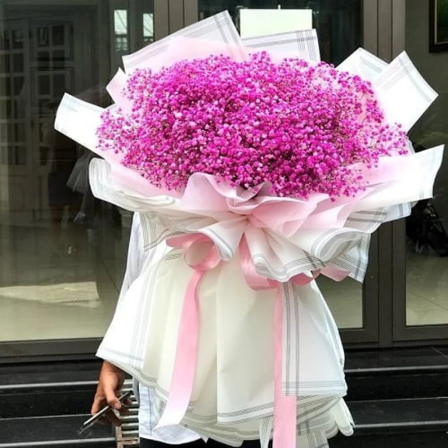 Hoa Baby Màu Hồng Nhập Khẩu Hà Lan[Bó Hoa Đẹp]